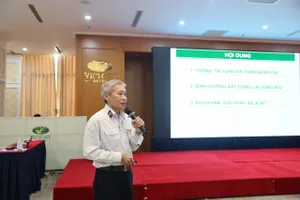 Đại diện Chi cục Chăn nuôi - Thú y TPHCM phát biểu tại hội thảo