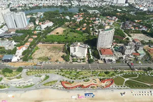 Dự án chỉnh trang trục đường Thùy Vân với tổng mức đầu tư hơn 1.000 tỷ đồng đã mang lại diện mạo mới cho phường Vũng Tàu. Ảnh: Q.V