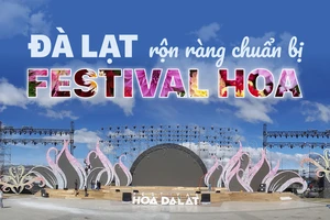 Đà Lạt rộn ràng chuẩn bị Festival hoa