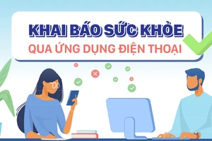 Khai báo sức khỏe qua ứng dụng điện thoại