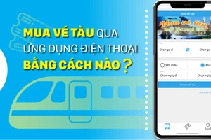 Mua vé tàu qua ứng dụng điện thoại bằng cách nào?