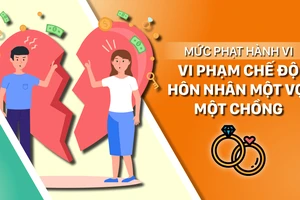 Hành vi vi phạm chế độ hôn nhân một vợ, một chồng sẽ bị phạt như thế nào từ 1-9?