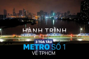 Toàn cảnh hành trình 3 toa tàu metro số 1 về TPHCM