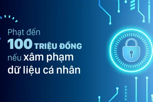 Phạt đến 100 triệu đồng nếu xâm phạm dữ liệu cá nhân