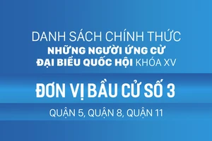 Đơn vị bầu cử số 3 (quận 5, quận 8, quận 11)