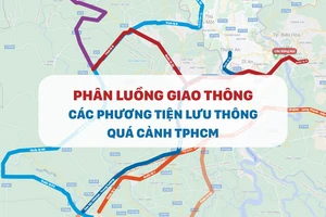 Phân luồng giao thông các phương tiện lưu thông quá cảnh TPHCM