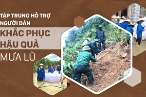 Tập trung hỗ trợ người dân miền Trung khắc phục hậu quả mưa lũ