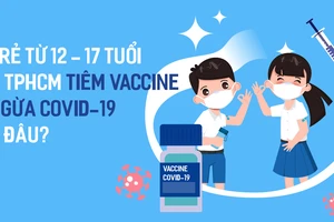 Trẻ từ 12 - 17 tuổi ở TPHCM tiêm vaccine ngừa Covid-19 ở đâu?