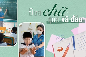 Đưa chữ qua xã đảo