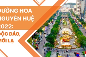 Đường hoa Nguyễn Huệ 2022: Độc đáo, mới lạ