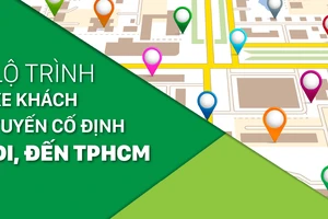 Lộ trình xe khách tuyến cố định đi, đến TPHCM