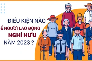 Điều kiện nào để người lao động nghỉ hưu năm 2023?