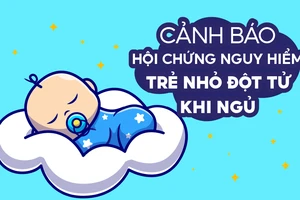 Cảnh báo hội chứng nguy hiểm trẻ nhỏ đột tử khi ngủ