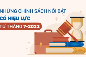 Những chính sách nổi bật, có hiệu lực từ tháng 7-2023