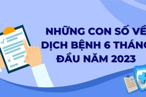 Những con số về dịch bệnh 6 tháng đầu năm 2023