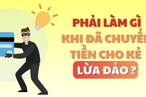 Phải làm gì khi đã chuyển tiền cho kẻ lừa đảo?