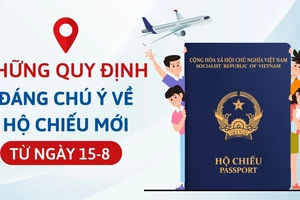 Những quy định mới đáng chú ý về hộ chiếu, từ ngày 15-8