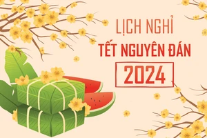 Lịch nghỉ Tết Nguyên đán 2024