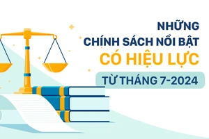 Những chính sách nổi bật, có hiệu lực từ tháng 7-2024