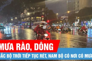 Bắc bộ trời tiếp tục rét, Nam bộ chiều tối có nơi có mưa