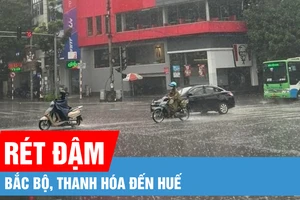 Bắc bộ, Thanh Hóa đến Huế trời rét đậm