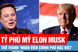 Tỷ phú Mỹ Elon Musk trở thành 'nhân viên chính phủ đặc biệt' 