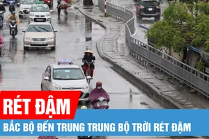 Bắc bộ đến Trung Trung bộ trời rét đậm