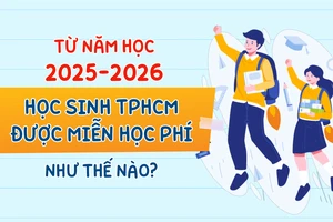 Từ năm học 2025-2026, học sinh TPHCM được miễn học phí như thế nào? 