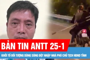 Bản tin ANTT 25-2: Khởi tố đối tượng dùng súng đột nhập nhà phó chủ tịch HĐND tỉnh; Xử lý vụ 5 thanh thiếu niên cầm hung khí ngang nhiên đi trên đường ở TP Thủ Đức