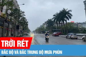 Bắc bộ và Bắc Trung bộ mưa phùn