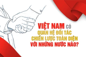 Việt Nam có quan hệ Đối tác Chiến lược Toàn diện với những nước nào? 