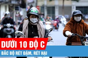 Bắc bộ trời rét, vùng núi có nơi dưới 10 độ C