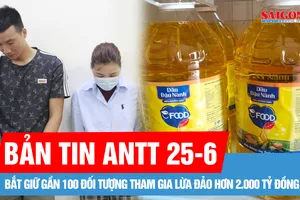 Bản tin ANTT 25-6: "Điểm mặt" các hành vi chăn nuôi vi phạm nghiêm trọng an toàn thực phẩm; Bắt giữ gần 100 đối tượng lừa đảo hơn 2.000 tỷ đồng