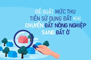 Đề xuất mức thu tiền sử dụng đất khi chuyển đất nông nghiệp sang đất ở