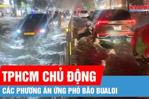 TPHCM chủ động các phương án ứng phó với bão Bualoi