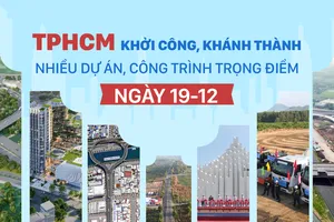 TPHCM khởi công, khánh thành nhiều dự án, công trình trọng điểm ngày 19-12
