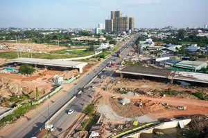 Diện mạo đường Vành đai 3, đoạn vượt sông Sài Gòn, quốc lộ 13