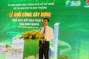 Khởi công xây dựng Nhà máy đốt rác phát điện Tâm Sinh Nghĩa