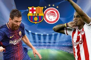 Bảng D: Barcelona - Olympiacos 3-1: Thua người vẫn thắng