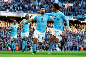 Man.City - AFC Bournemouth 4-0: Man xanh lập kỷ lục 18 trận thắng