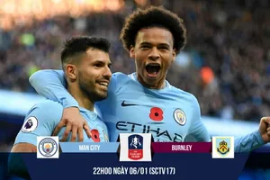 Man City - Burnley 4-1: Aguero 2 phút lập cú đúp, Man xanh ngược dòng đại thắng