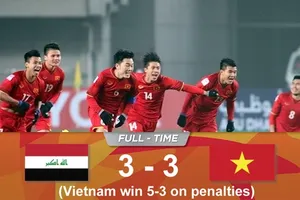 U23 Việt Nam - U23 Iraq 3-3 (luân lưu 5-3): Viết tiếp chuyện cổ tích