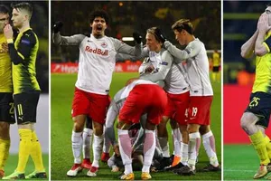 Dortmund - RB Salzburg 1-2: Berisha khiến chủ nhà Dortmund bẽ mặt 