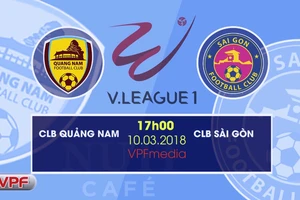 Quảng Nam - Sài Gòn 1-1: ĐKVĐ bị cầm chân trên sân nhà