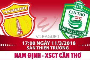 Nam Định - Cần Thơ 0-0: Chia điểm, Nam Định tạm hài lòng 