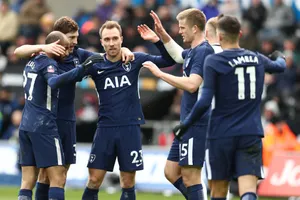 Swansea - Tottenham 0-3: Eriksen lập cú đúp, Tottenham vào bán kết