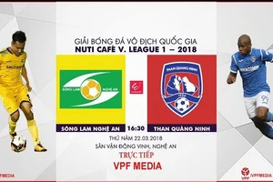 SLNA - Than Quảng Ninh 2-2: Cầm chân chủ nhà