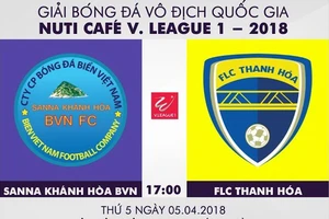 Khánh Hòa - Thanh Hóa 3-1: Tuấn Mạnh thắng Tiến Dũng