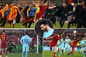 Roma - Barcelona 3-0 (chung cuộc 4-4): Cú sốc Barca, Messi cúi đầu rời sân