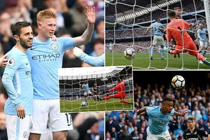 Man City - Swansea 5-0: Silva, Sterling, Bruyne, Silva và Jesus thị uy nhà vô địch